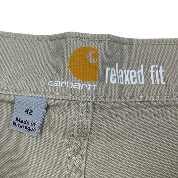 Carhartt Relaxed Fit Khaki Shorts Men's Size 42 - Picture 4 of 7